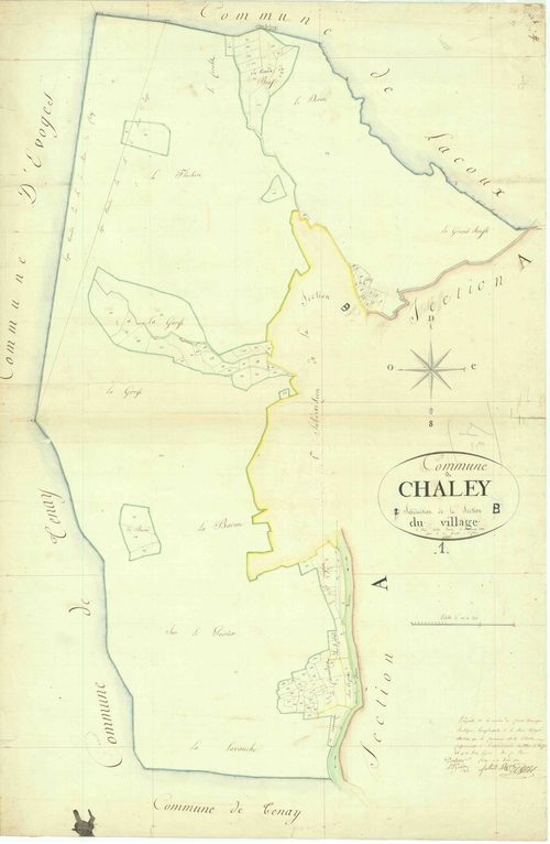 Chaley - 3 P 4943 - 3 P 4943 -  Feuille 2  (1812)