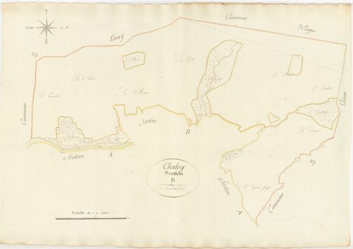 Chaley - 3 P 10115-4 - 3 P 10115-4 -  Feuille 2  (1812)