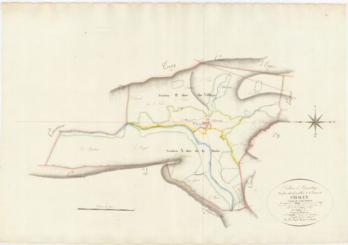 Chaley - 3 P 10115-1 - 3 P 10115-1 -  Tableau d'assemblage  (1812)