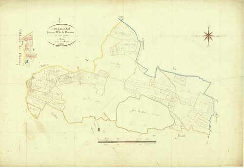 Challes-la-Montagne - 3 P 4948 - 3 P 4948 -  Feuille 1  (1819)