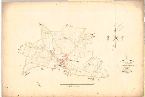 Challes-la-Montagne - 3 P 4947 - 3 P 4947 -  Feuille 2  (1819)