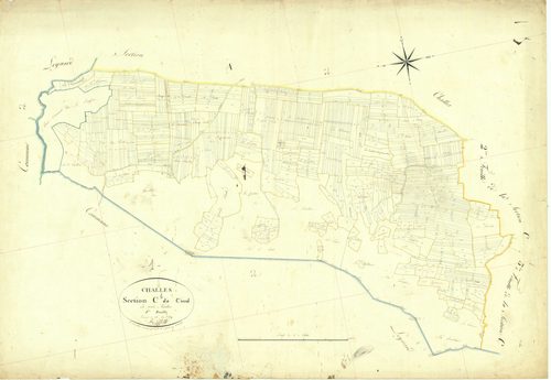 Challes-la-Montagne - 3 P 4950 - 3 P 4950 -  Feuille 1  (1819)