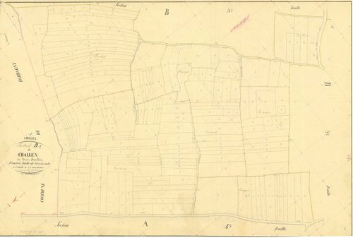 Challex - 3 P 4958 - 3 P 4958 -  Feuille 1  (1847)