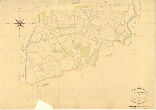 Champagne-en-Valromey - 3 P 4972 - 3 P 4972 -  Feuille 2  (1831)