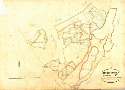 Champfromier - 3 P 5001 - 3 P 5001 -  Feuille 2  (1833)