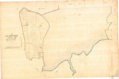 Champfromier - 3 P 4998 - 3 P 4998 -  Feuille 4  (1833)