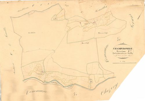 Champfromier - 3 P 5003 - 3 P 5003 -  Feuille 4  (1833)