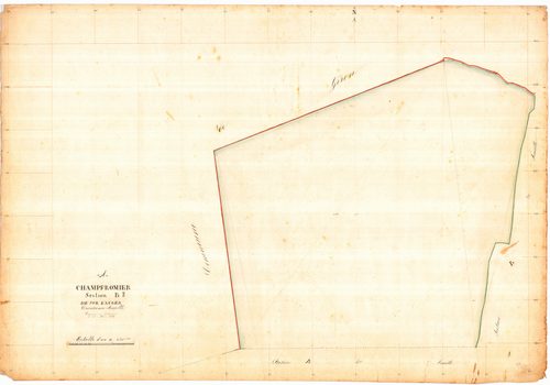 Champfromier - 3 P 4997 - 3 P 4997 -  Feuille 3  (1833)