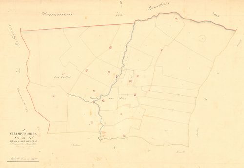 Champfromier - 3 P 4991 - 3 P 4991 -  Feuille 1  (1833)