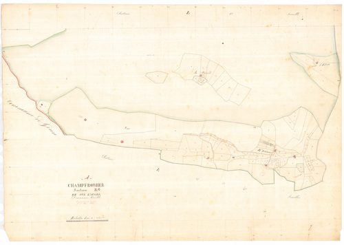 Champfromier - 3 P 4996 - 3 P 4996 -  Feuille 2  (1833)
