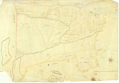 Chanay - 3 P 5020 - 3 P 5020 -  Feuille 2  (1813)