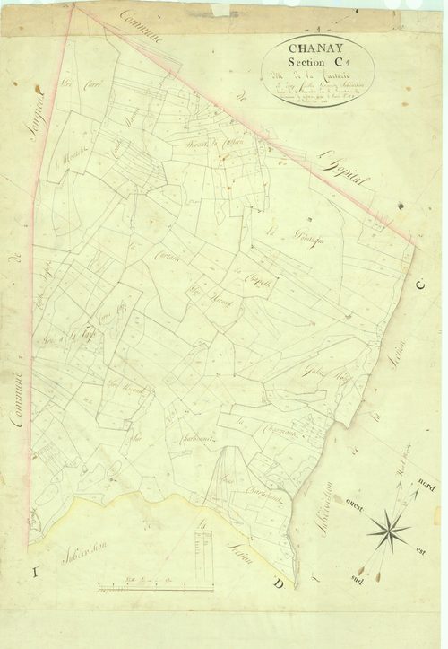 Chanay - 3 P 5017 - 3 P 5017 -  Feuille 1  (1813)