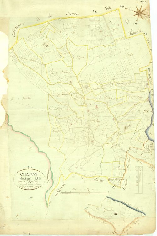 Chanay - 3 P 5021 - 3 P 5021 -  Feuille 3  (1813)