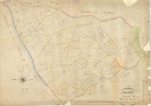 Chanay - 3 P 5014 - 3 P 5014 -  Feuille 1  (1813)