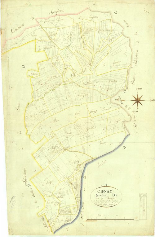 Chanay - 3 P 5019 - 3 P 5019 -  Feuille 1  (1813)