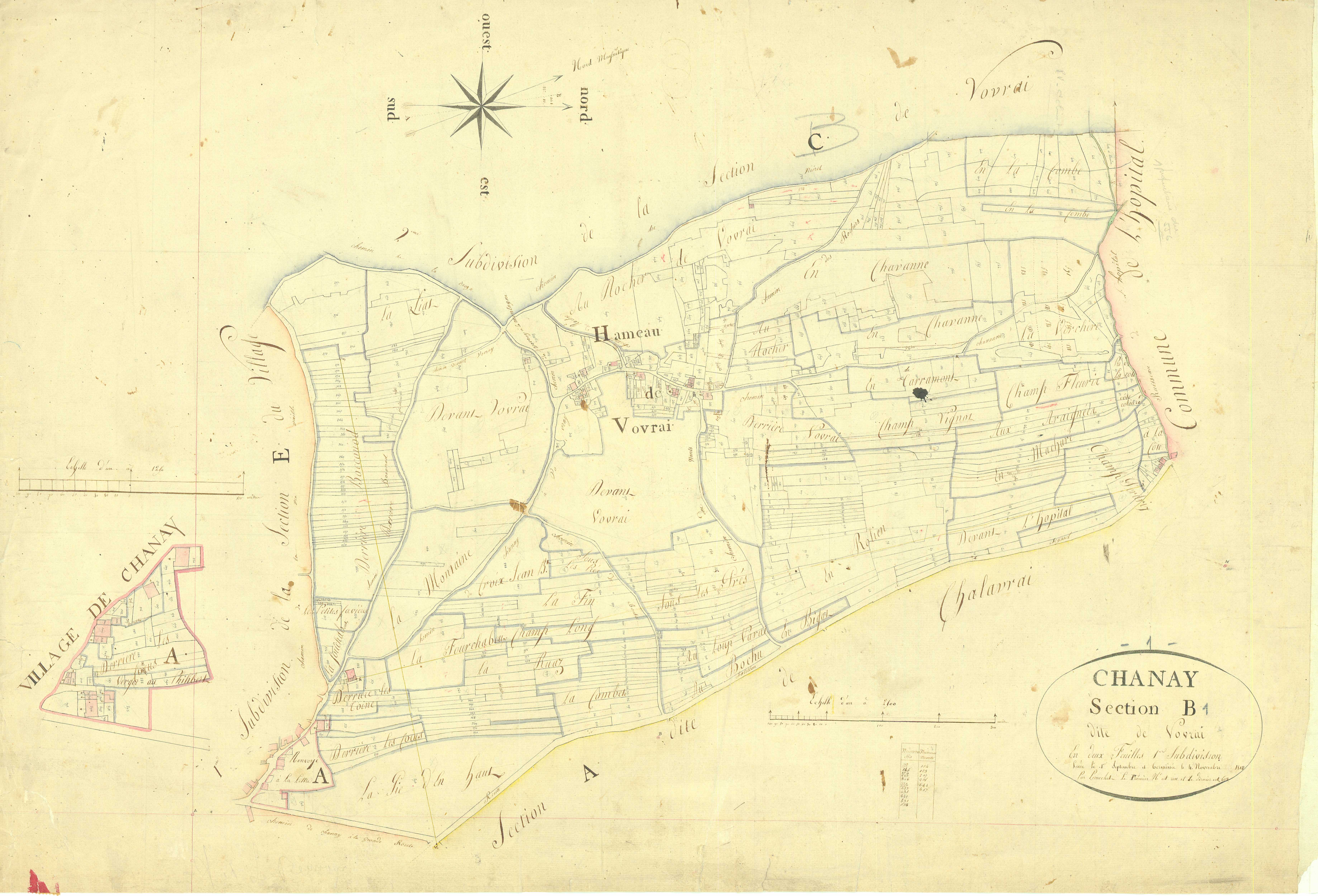 Chanay - 3 P 5015 - 3 P 5015 - Feuille 1 (1813)