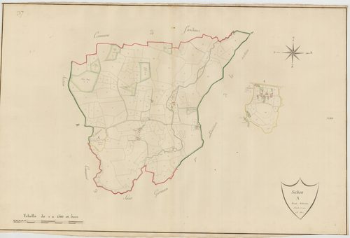La Chapelle-du-Châtelard - 3 P 10169-3 - 3 P 10169-3 -  Feuille 2  (1810)