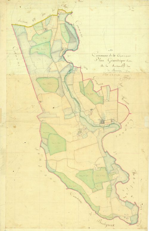 La Chapelle-du-Châtelard - 3 P 6660 - 3 P 6660 -  Feuille 1  (1810)
