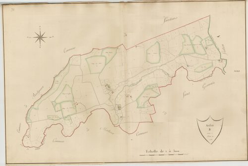 La Chapelle-du-Châtelard - 3 P 10169-4 - 3 P 10169-4 -  Feuille 1  (1810)