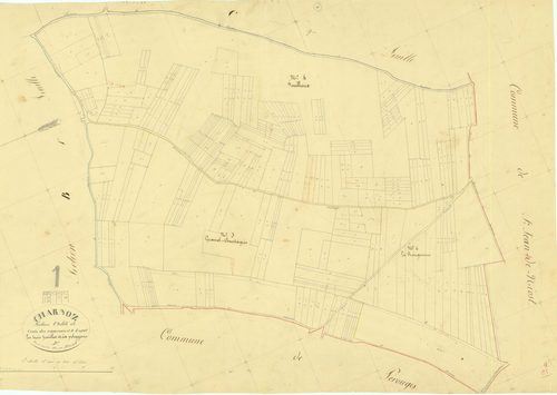 Charnoz-sur-Ain - 3 P 5072 - 3 P 5072 -  Feuille 3  (1838)