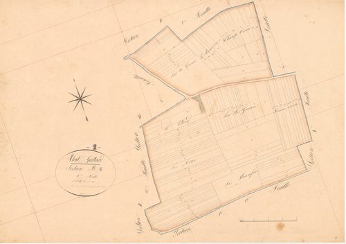 Château-Gaillard - 3 P 5083 - 3 P 5083 -  Feuille 5  (1827)