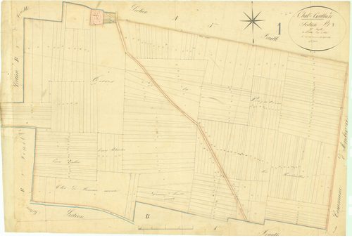 Château-Gaillard - 3 P 5081 - 3 P 5081 -  Feuille 3  (1827)