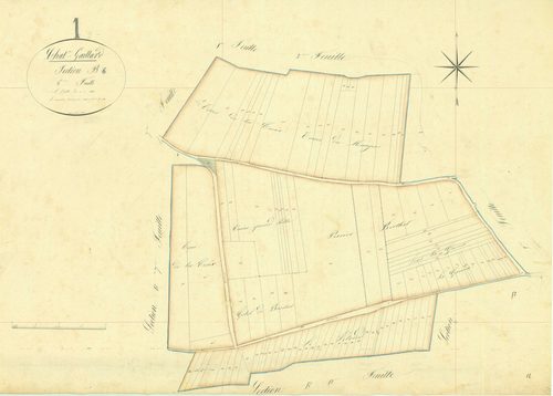 Château-Gaillard - 3 P 5084 - 3 P 5084 -  Feuille 6  (1827)