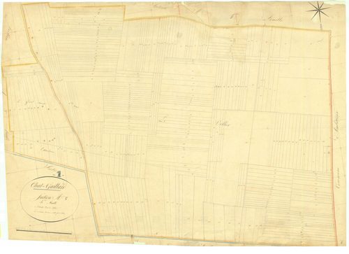 Château-Gaillard - 3 P 5078 - 3 P 5078 -  Feuille 5  (1827)