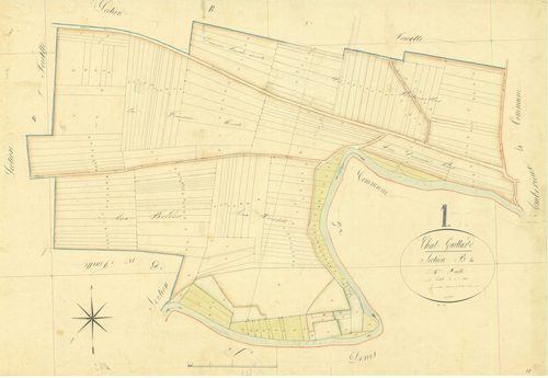 Château-Gaillard - 3 P 5082 - 3 P 5082 -  Feuille 4  (1827)