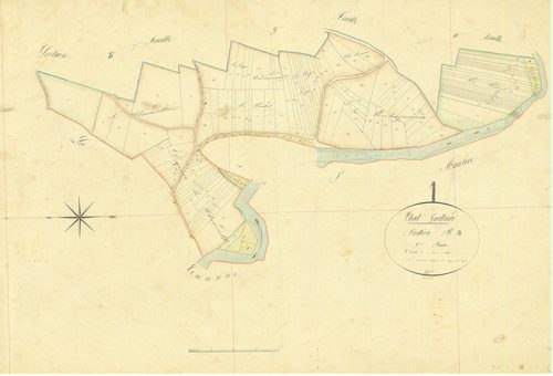 Château-Gaillard - 3 P 5086 - 3 P 5086 -  Feuille 8  (1827)