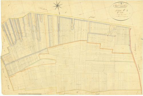 Château-Gaillard - 3 P 5077 - 3 P 5077 -  Feuille 4  (1827)
