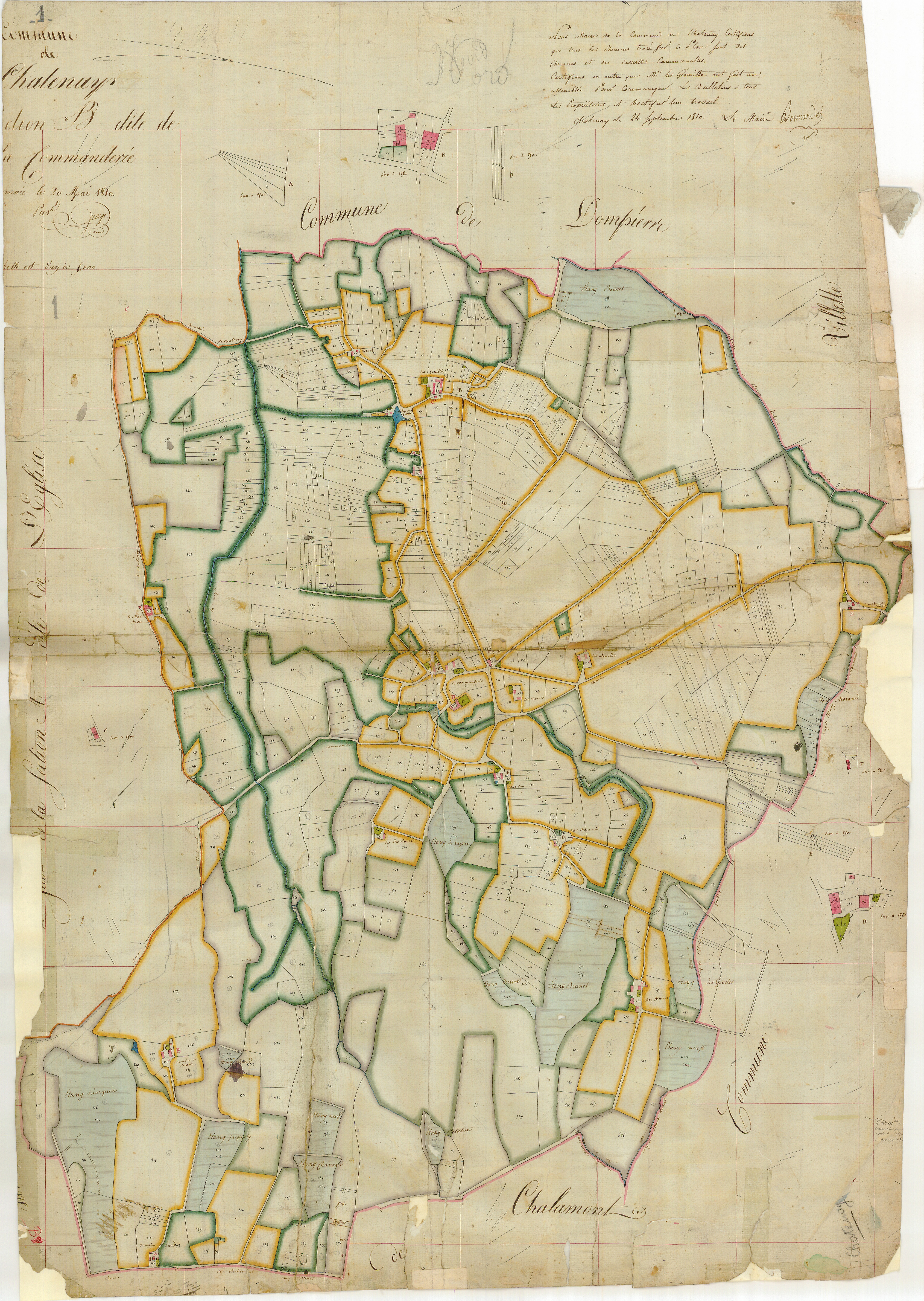 Châtenay - 3 P 5105 - 3 P 5105 -  Feuille 1  (1810)