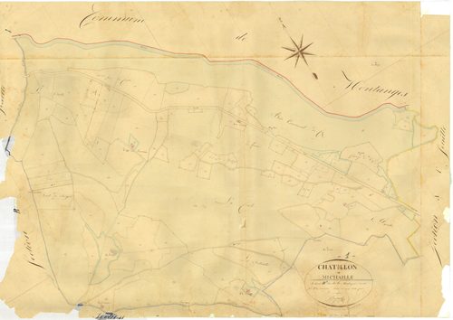 Châtillon-en-Michaille - 3 P 5115 - 3 P 5115 -  Feuille 6  (1832)