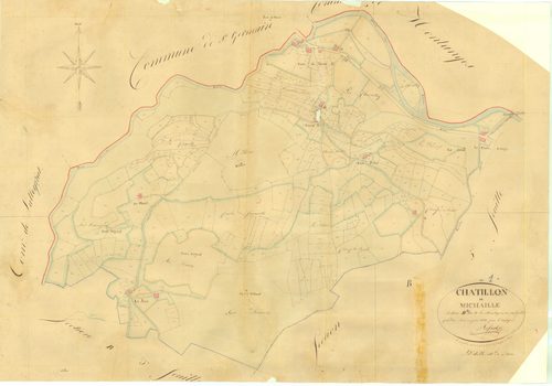 Châtillon-en-Michaille - 3 P 5113 - 3 P 5113 -  Feuille 4  (1832)