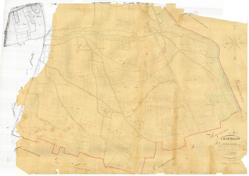 Châtillon-en-Michaille - 3 P 5109 - 3 P 5109 -  Feuille 3  (1832)