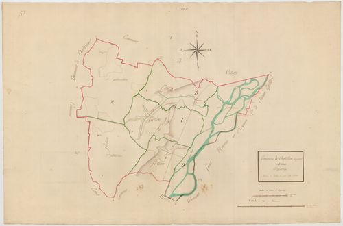 Châtillon-la-Palud - 3 P 10173-1 - 3 P 10173-1 -  Tableau d'assemblage  (1810)
