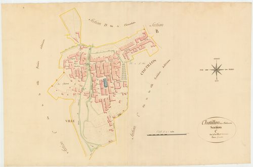 Châtillon-sur-Chalaronne - 3 P 10143-5 - 3 P 10143-5 -  Feuille 2  (1811)