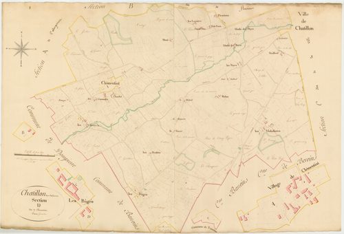 Châtillon-sur-Chalaronne - 3 P 10143-7 - 3 P 10143-7 -  Feuille 1  (1811)
