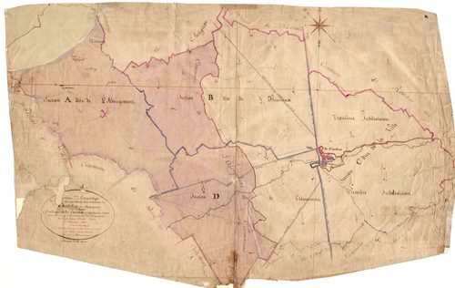 Châtillon-sur-Chalaronne - 3 P 5140 - 3 P 5140 -  Tableau d'assemblage  (1811-1857)