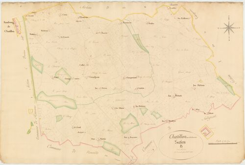 Châtillon-sur-Chalaronne - 3 P 10143-3 - 3 P 10143-3 -  Feuille 1  (1811)