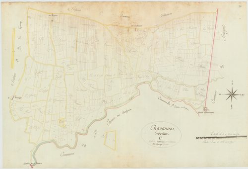 Chavannes-sur-Reyssouze - 3 P 10133-6 - 3 P 10133-6 -  Feuille 1  (1812)
