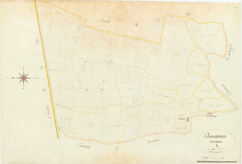 Chavannes-sur-Reyssouze - 3 P 10133-2 - 3 P 10133-2 -  Feuille 1  (1812)
