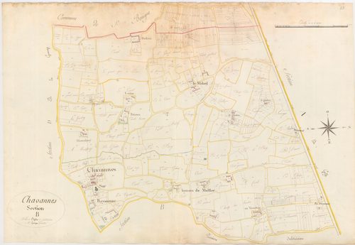 Chavannes-sur-Reyssouze - 3 P 10133-5 - 3 P 10133-5 -  Feuille 2  (1812)