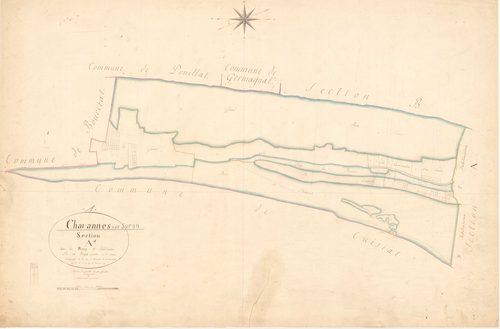 Chavannes-sur-Suran - 3 P 5159 - 3 P 5159 -  Feuille 1  (1827)