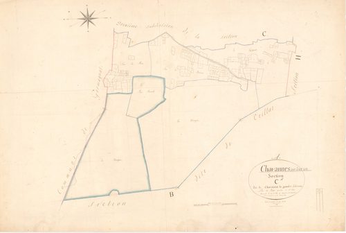 Chavannes-sur-Suran - 3 P 5164 - 3 P 5164 -  Feuille 1  (1827)