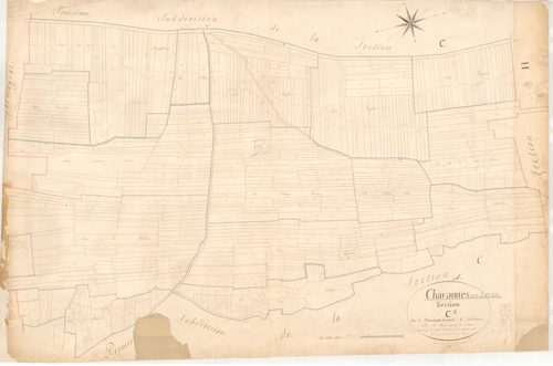 Chavannes-sur-Suran - 3 P 5165 - 3 P 5165 -  Feuille 2  (1827)