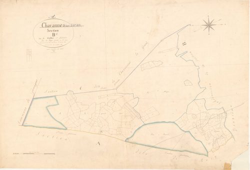 Chavannes-sur-Suran - 3 P 5162 - 3 P 5162 -  Feuille 1  (1827)