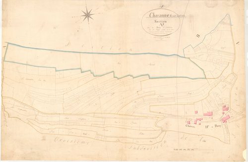 Chavannes-sur-Suran - 3 P 5160 - 3 P 5160 -  Feuille 2  (1827)