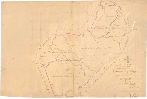 Chaveyriat - 3 P 5188 - 3 P 5188 -  Tableau d'assemblage  (1811)