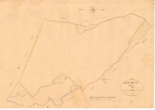 Chavornay - 3 P 5200 - 3 P 5200 -  Feuille 1  (1830)
